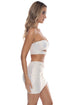 Luli Fama Luminous Double Loop Bandeau Crop Top